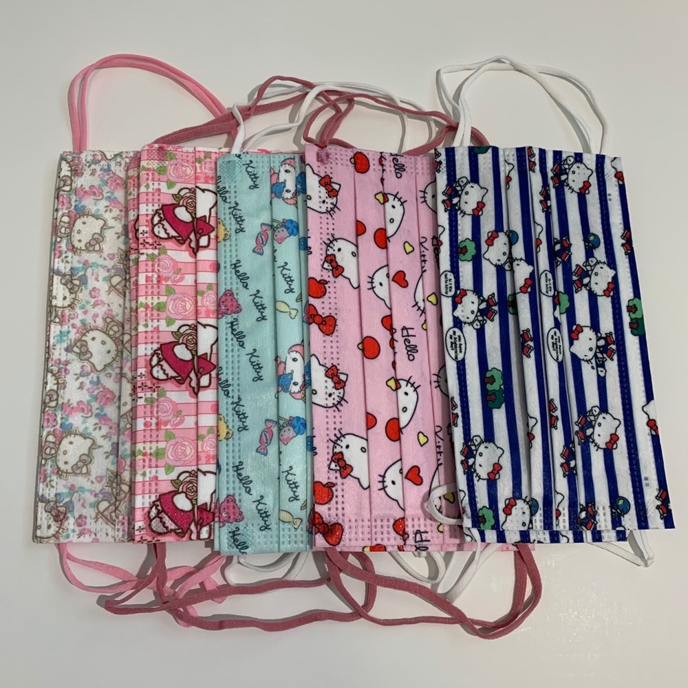 Hello Kitty Disposable Masks (Set of 10)